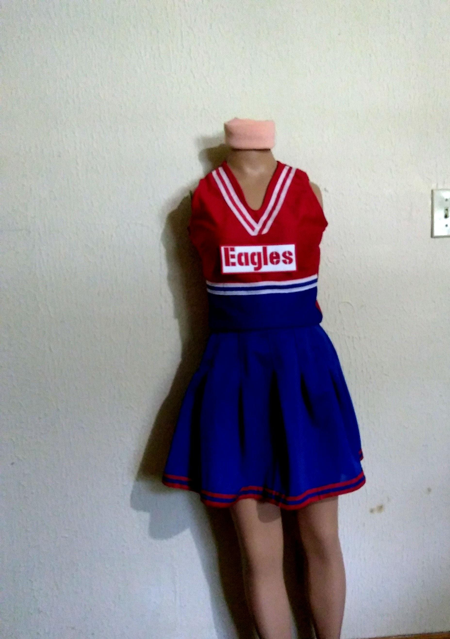 Tiger Bären Adler Rot Blau Cheerleader Uniform Fußball Halloween Kostüm Cosplay von iTreasureMine