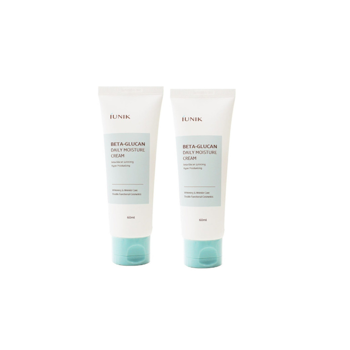 iUNIK - Beta Glucan Daily Moisture Cream - 60ml (2ea) Set von iUNIK