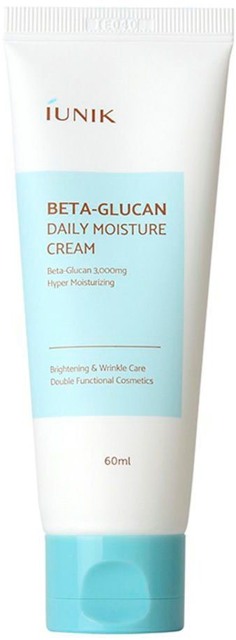 iUnik Feuchtigkeitscreme Beta Glucan Daily Moisture Cream, Klebt nicht, beruhigt & revitalisiert die Haut, mit Mikronährstoffen. von iUnik