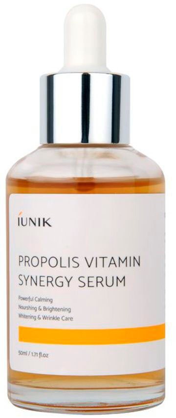iUnik Gesichtsserum Propolis Vitamin Synergy Serum, Beruhigt empfindliche Haut und hellt Pigmentierungen schonend auf. von iUnik