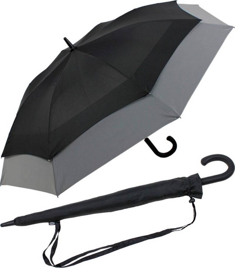 iX-brella Stockregenschirm Move to XXL - expandierender Schirm mit Automatik, reflektierend von iX-brella