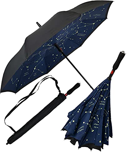 iX-brella Reverse-Regenschirm Automatik- umgedreht zu öffnen - Astro Sternenhimmel iX-brella Reverse-Regenschirm Automatik- umgedreht zu öffnen - Astro Sternenhimmel von iX-brella