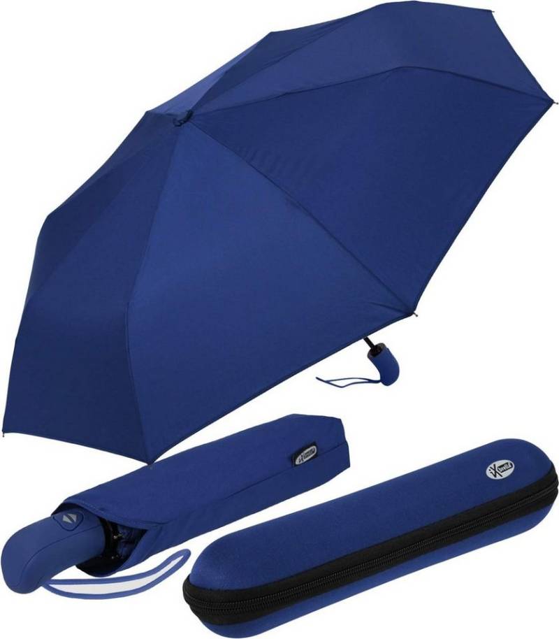 iX-brella Taschenregenschirm First Class Automatikschirm mit Etui - sturmfest, windfest von iX-brella
