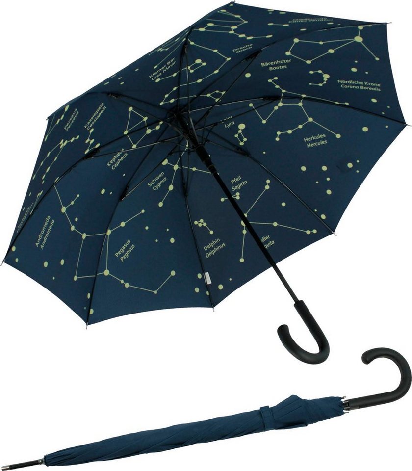 iX-brella Stockregenschirm Motiv-Design Damen Automatik-Stockschirm bedruckt, bedruckt von iX-brella