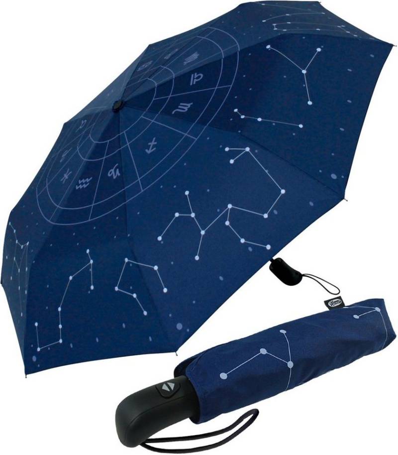 iX-brella Stockregenschirm Motiv-Design Damenschirm bedruckt mit Automatik, bedruckt von iX-brella