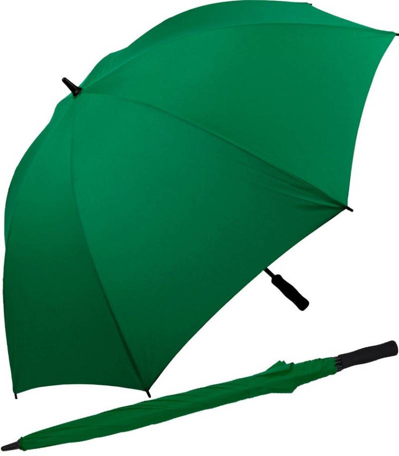 iX-brella Stockregenschirm XXL 130 cm Durchmesser Golf-Partnerschirm, mit leichtem Fiberglasgestell und Moosgummi-Griff von iX-brella
