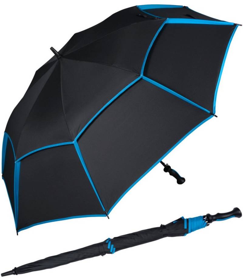 iX-brella Stockregenschirm XXXL 140 cm Durchmesser mit Ventilationsabzug, extra-groß von iX-brella