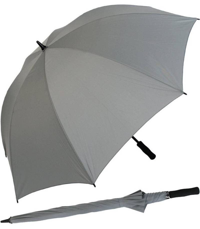 iX-brella Stockregenschirm XXL 130 cm Durchmesser Golf-Partnerschirm, mit leichtem Fiberglasgestell und Moosgummi-Griff von iX-brella