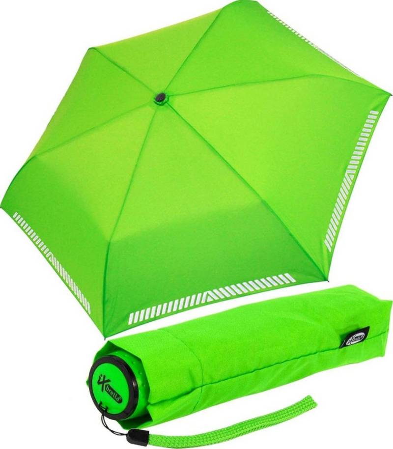 iX-brella Taschenregenschirm Mini Kinderschirm Safety Reflex extra leicht, reflektierend von iX-brella