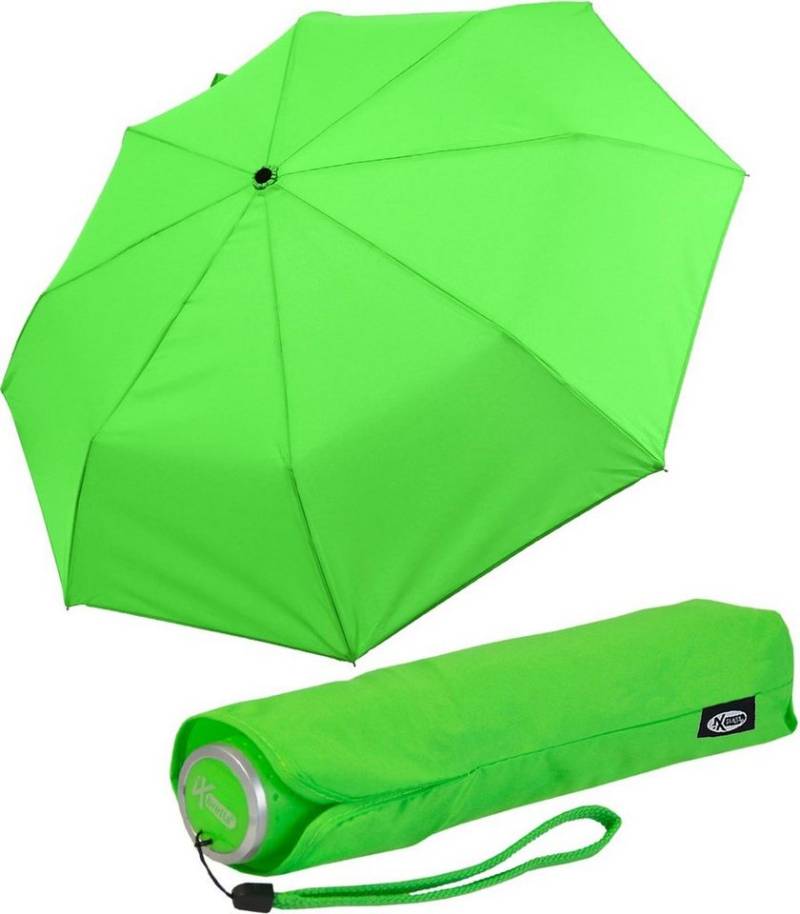 iX-brella Taschenregenschirm Mini Ultra Light - mit großem Dach - extra leicht, farbenfroh von iX-brella
