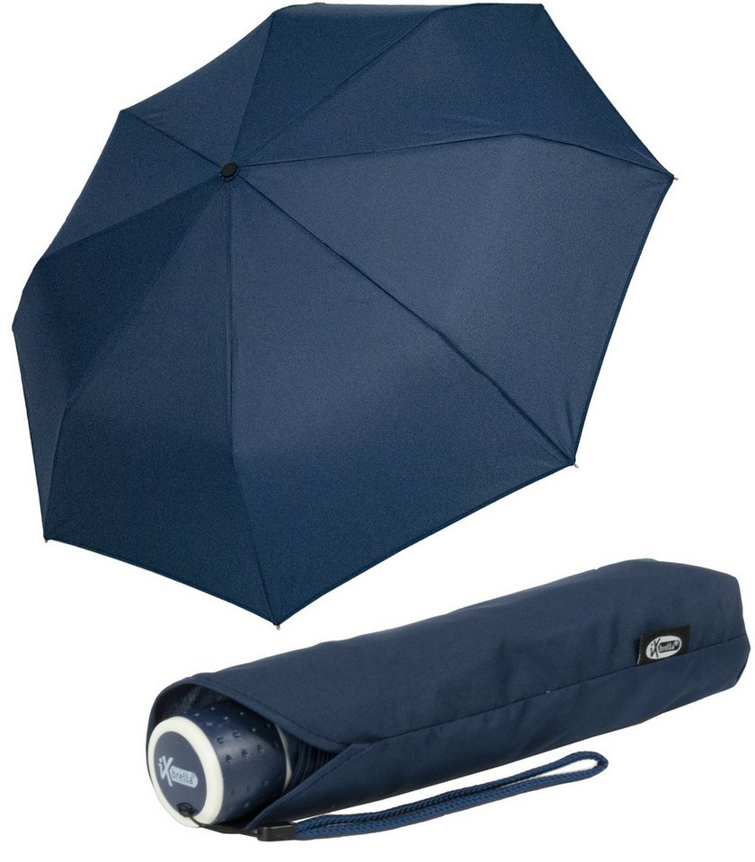 iX-brella Taschenregenschirm Mini Ultra Light - sehr leicht, mit großem Dach, manueller Öffnungsmechanismus, kräftige Farben von iX-brella