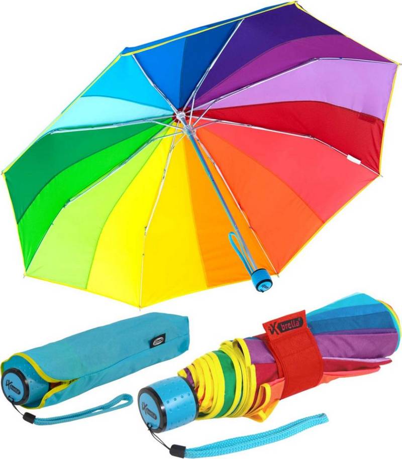 iX-brella Taschenregenschirm Mini Ultra Light - sehr leicht, mit großem Dach, manueller Öffnungsmechanismus, kräftige Farben von iX-brella