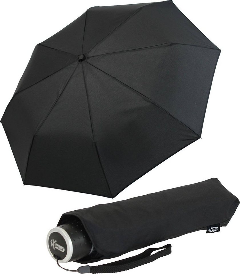 iX-brella Taschenregenschirm Mini Ultra Light - sehr leicht, mit großem Dach, manueller Öffnungsmechanismus, kräftige Farben von iX-brella
