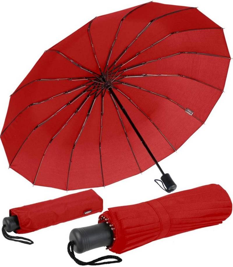 iX-brella Taschenregenschirm Mini mit 16 Streben extra stabil und farbenfroh, farbenfroh von iX-brella