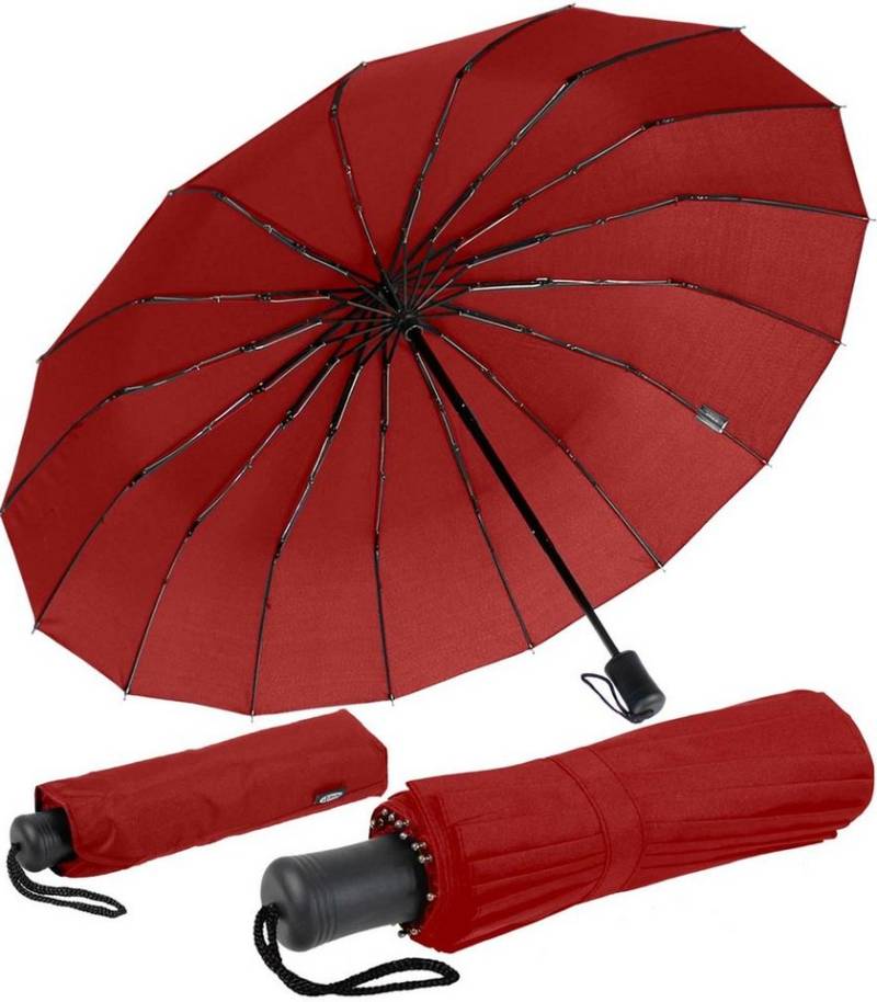 iX-brella Taschenregenschirm Mini mit 16 Streben extra stabil und farbenfroh, farbenfroh von iX-brella