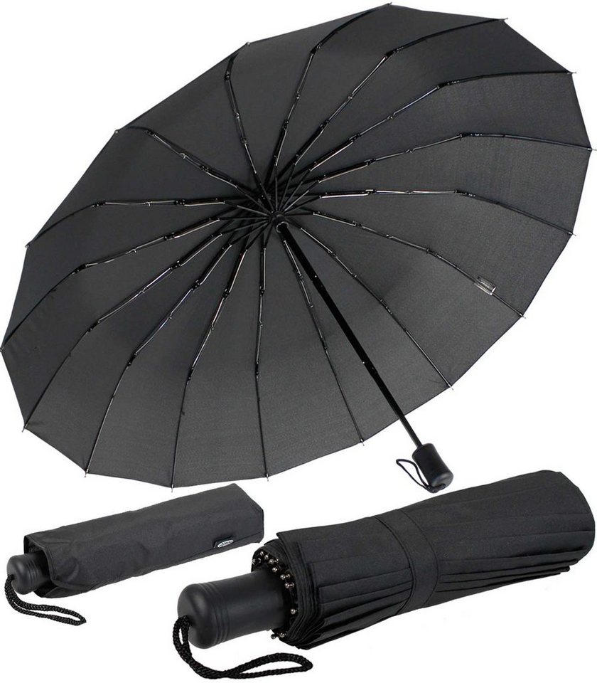 iX-brella Taschenregenschirm Mini mit 16 Streben extra stabil und farbenfroh, farbenfroh iX-brella Taschenregenschirm Mini mit 16 Streben extra stabil und farbenfroh, farbenfroh von iX-brella