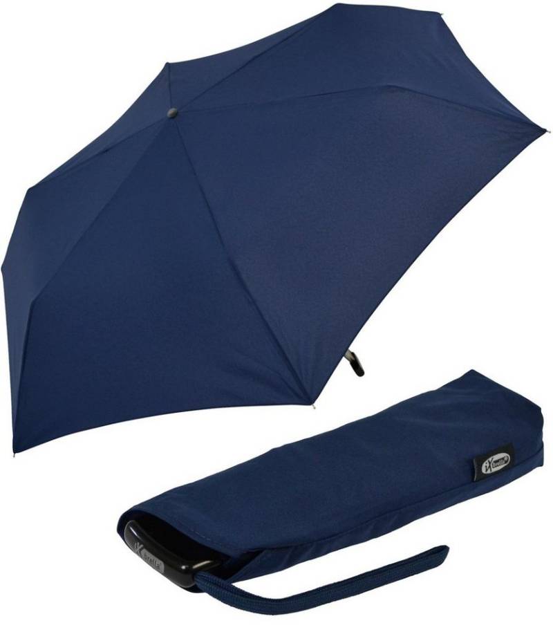 iX-brella Taschenregenschirm Steel Flat - nur 2,5 cm dick und sehr klein, sehr flach, manueller Öffnungsmechanismus von iX-brella