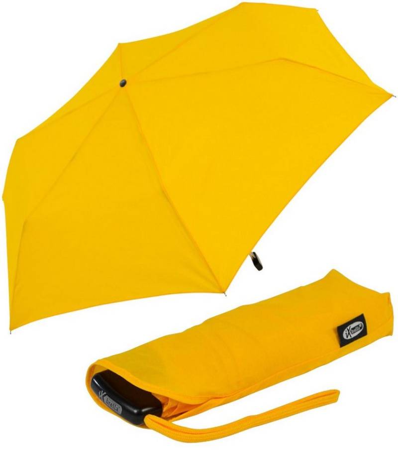 iX-brella Taschenregenschirm Steel Flat - nur 2,5 cm dick und sehr klein, sehr flach, manueller Öffnungsmechanismus von iX-brella