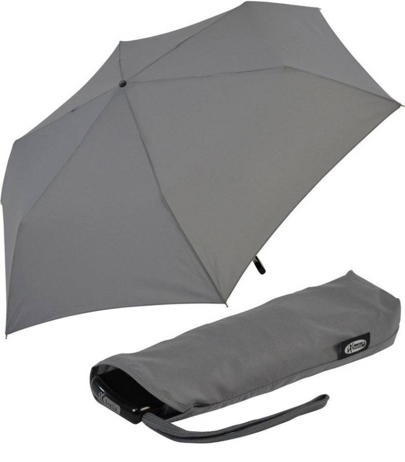 iX-brella Taschenregenschirm Steel Flat - nur 2,5 cm dick und sehr klein, sehr flach, manueller Öffnungsmechanismus von iX-brella