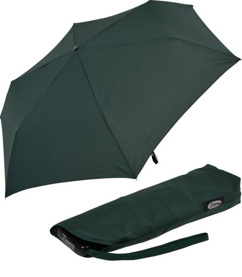 iX-brella Taschenregenschirm Steel Flat - nur 2,5 cm dick und sehr klein, sehr flach, manueller Öffnungsmechanismus von iX-brella