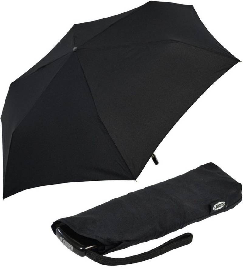 iX-brella Taschenregenschirm Steel Flat - nur 2,5 cm dick und sehr klein, sehr flach, manueller Öffnungsmechanismus von iX-brella