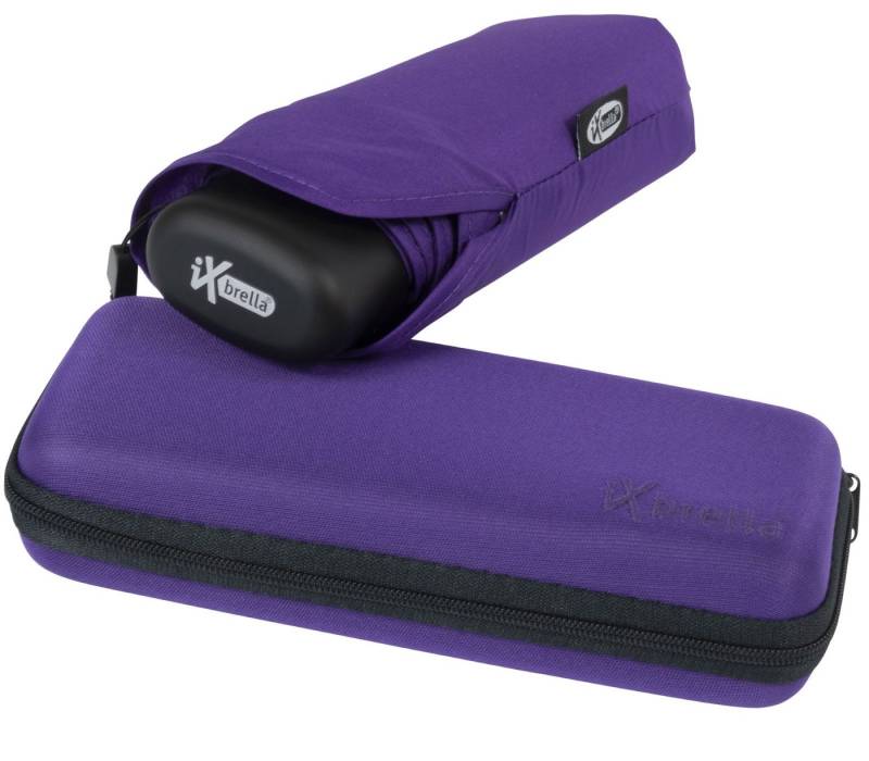 iX-brella Taschenregenschirm Super-Mini-Schirm - winziger Regenschirm im Etui, klein von iX-brella