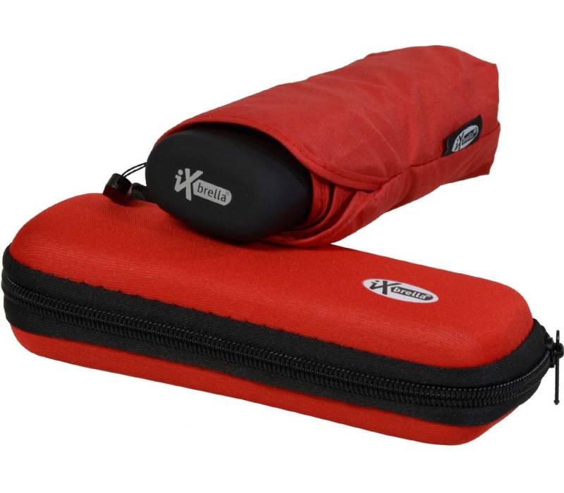 iX-brella Taschenregenschirm Super-Mini-Schirm - winziger Regenschirm im Etui, klein von iX-brella