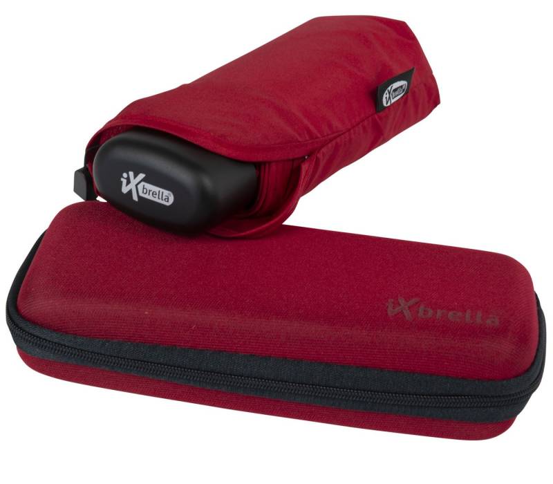 iX-brella Taschenregenschirm iX-brella Super-Mini-Taschenschirm - winziger Regenschirm im Etui, klein von iX-brella