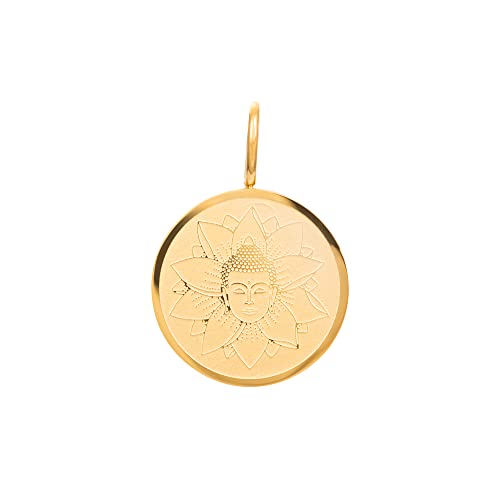 iXXXi Anhänger LOTUS BUDDHA gold Ø 1,6 cm von iXXXi Jewelry