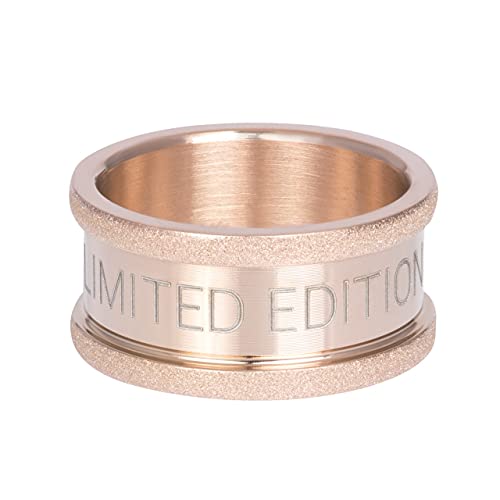 iXXXi BASISRING rosé SANDGESTRAHLT Limited - 10 mm Größe Ringgröße 19,5 von iXXXi Jewelry