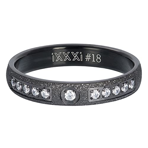 iXXXi Füllring BLAZE schwarz - 4 mm Größe 18 von iXXXi Jewelry