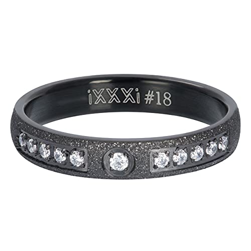 iXXXi Füllring BLAZE schwarz - 4 mm Größe 21 von iXXXi Jewelry