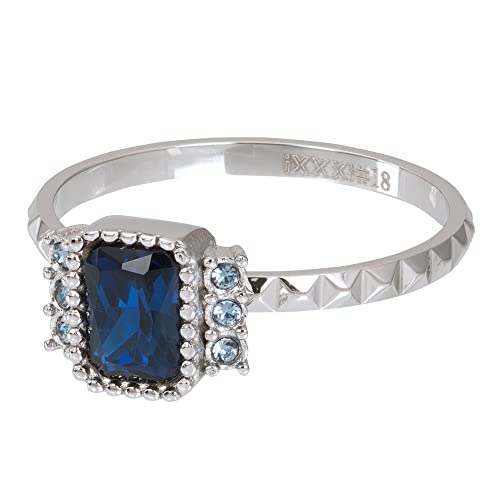 iXXXi Füllring CLASSIC MIRACLE BLUE silber - 2 mm Größe 19 von iXXXi Jewelry