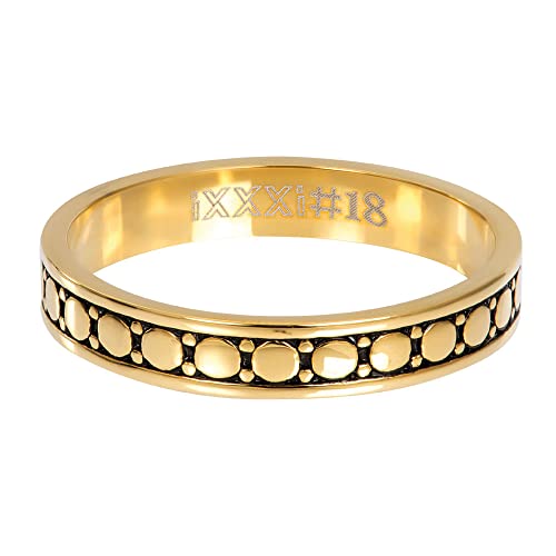 iXXXi Füllring HAPPINESS gold - 4 mm Größe 21 von iXXXi Jewelry