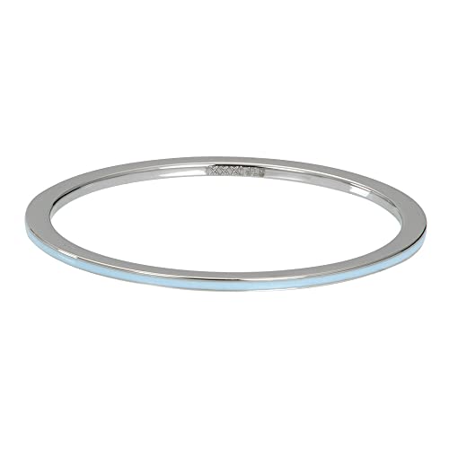 iXXXi Füllring LINE BLUE SMALL silber - 1 mm Größe 20 von iXXXi Jewelry