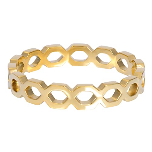 iXXXi Füllring OREGAMI gold - 4 mm Größe 17 von iXXXi Jewelry