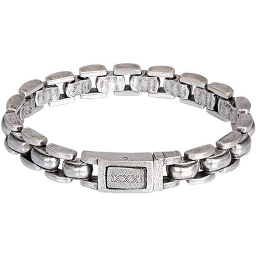 iXXXi Men Edelstahlarmband Bergen mattes Silber | 19cm von iXXXi