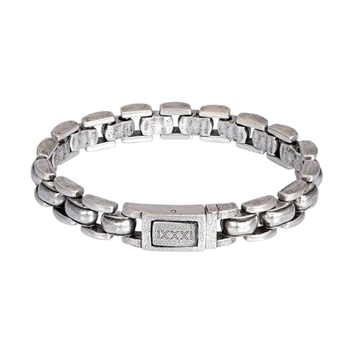 iXXXi Men Edelstahlarmband Bergen mattes Silber | 21cm von iXXXi