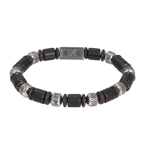 iXXXi Men Perlenarmband Kick mattes Silber | L von iXXXi