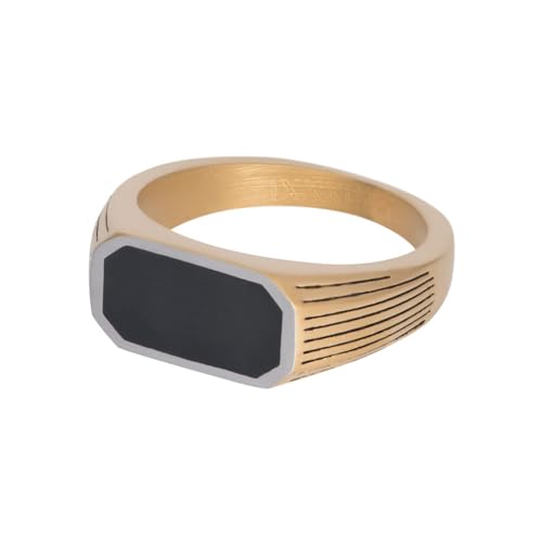 iXXXi Men Herren-Siegelring BMW mattes Gold | 22mm von iXXXi