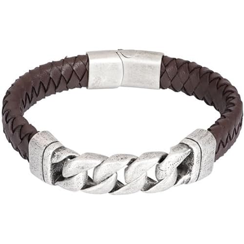 iXXXi Men Lederarmband Albert Bruin | 20cm von iXXXi