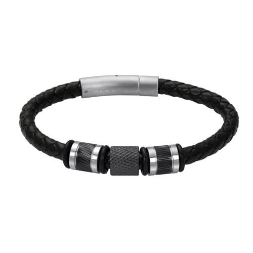 iXXXi Men Lederarmband John mattes Silber | 21cm von iXXXi