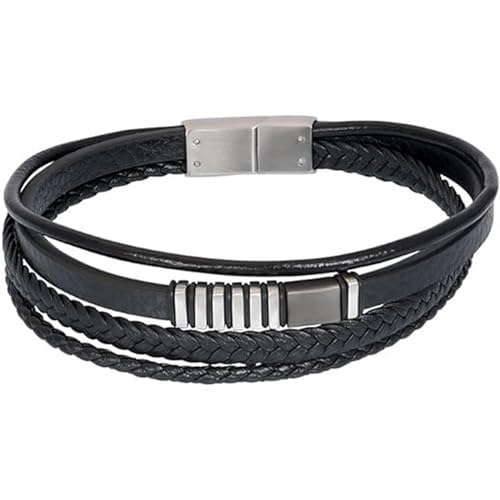 iXXXi Men Lederarmband Tyson Schwarz | 22.5cm von iXXXi