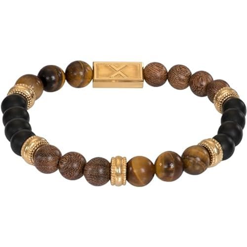 iXXXi Men Perlenarmband Cliff Gold | L von iXXXi