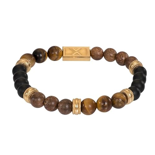 iXXXi Men Perlenarmband Cliff Gold | M von iXXXi