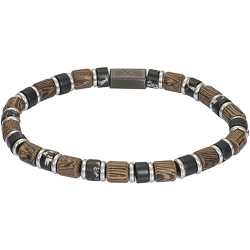 iXXXi Men Perlenarmband Jaxx mattes Silber | M von iXXXi