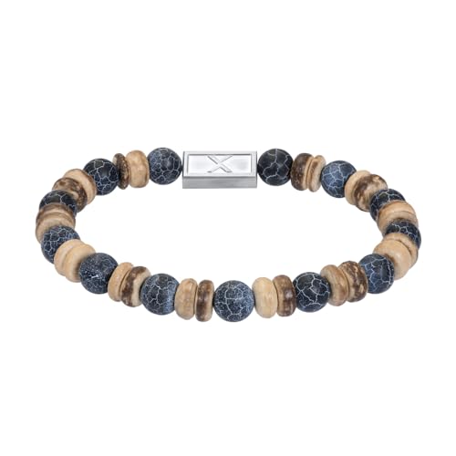 iXXXi Men Perlenarmband Ron Antiksilber | L von iXXXi