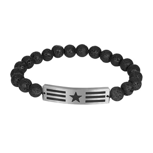 iXXXi Men Perlenarmband Son mattes Silber | One-Size von iXXXi