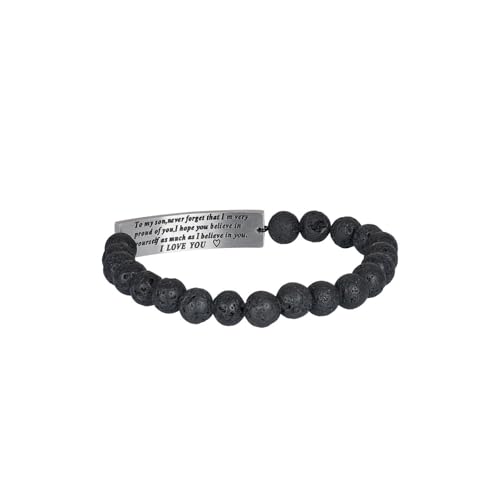 iXXXi Men Perlenarmband Son mattes Silber | One-Size von iXXXi