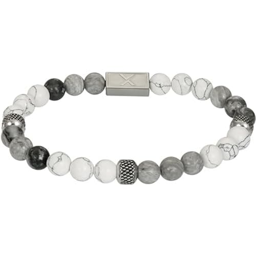 iXXXi Men Perlenarmband Tyme Silber | M von iXXXi